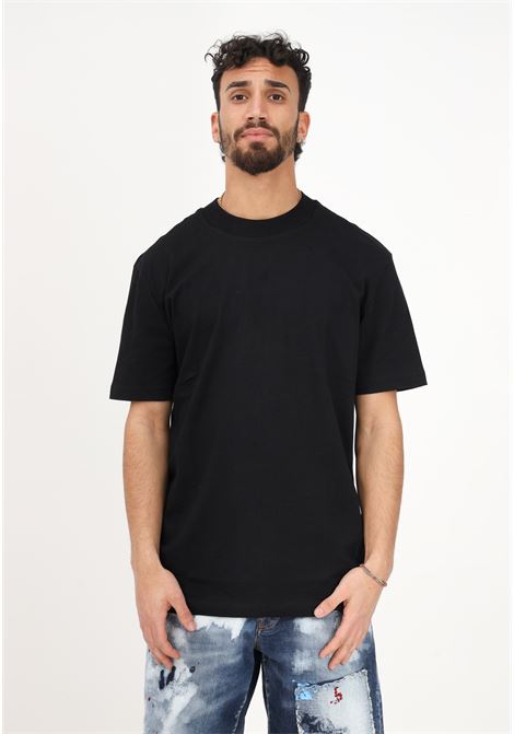 T-shirt casual nera da uomo SELECTED HOMME | 16077385BLACK